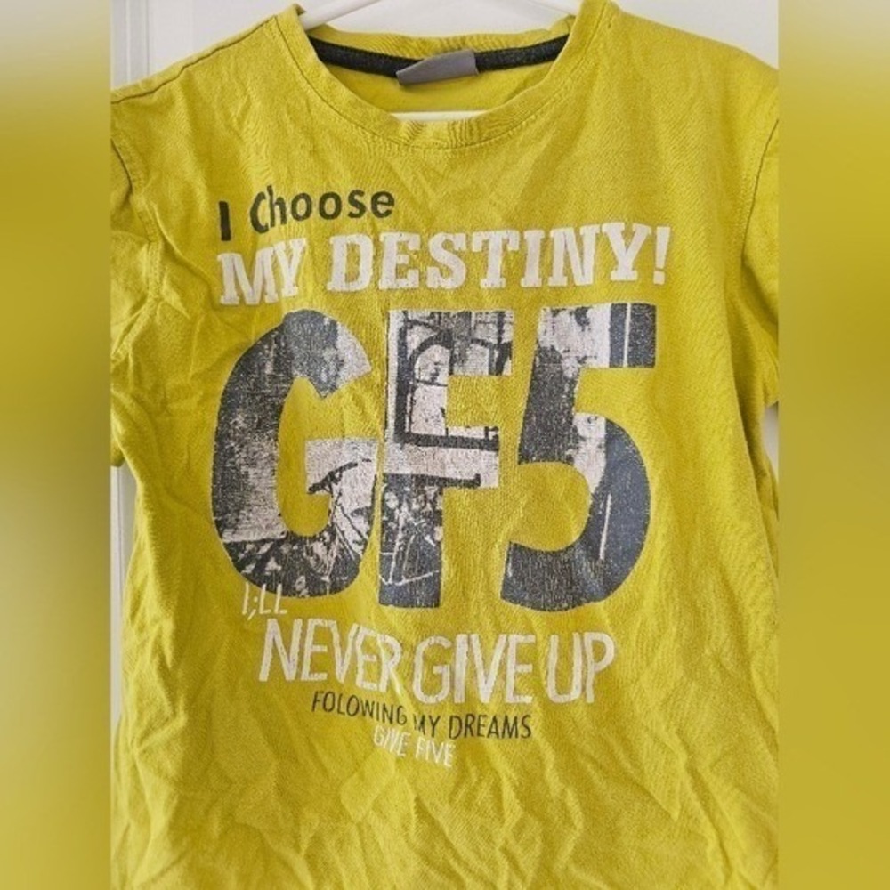 Kids sz 134 Original G-Five Graphic T-Shirt, I Choose My Destiny Inspirational - Picture 5 of 6